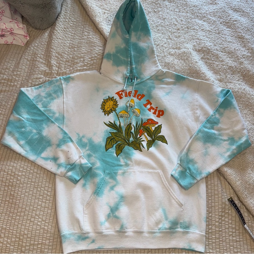Zumiez Dravus Field Trip Mushroom Tie Dyed Hoodie large